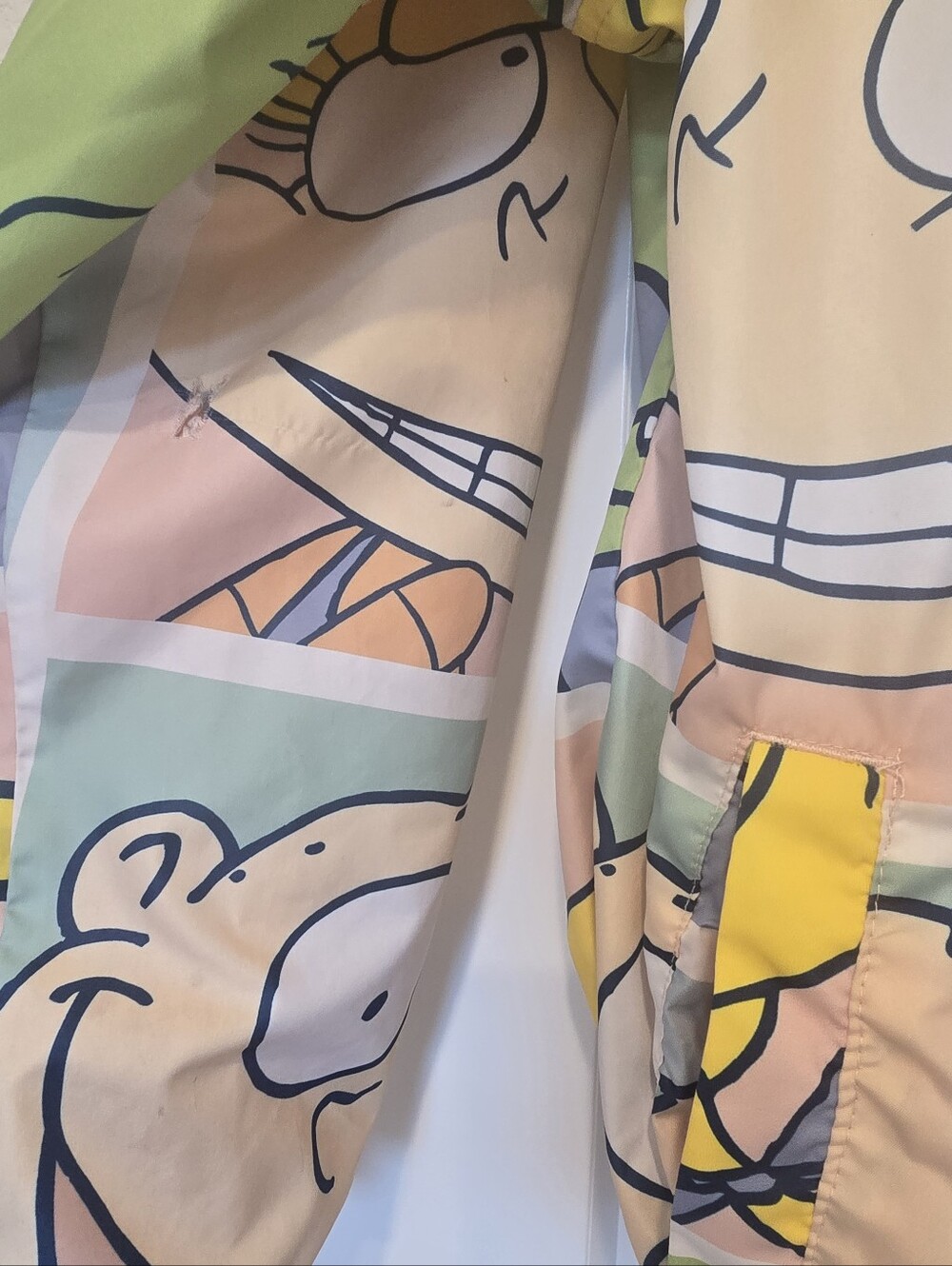 Nickelodeon Rugrats X Members Only Pastel Jacket With Hood - Picture 7 of 7